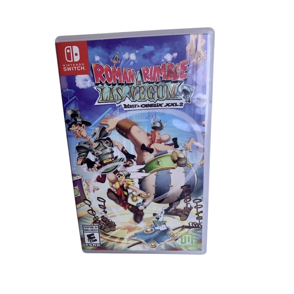 Nintendo Switch Roman Rumble In Las‎ Vegum ( REPLACEMENT CASE ONLY NO GAME)